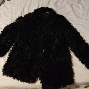 NWT H&M faux fur coat